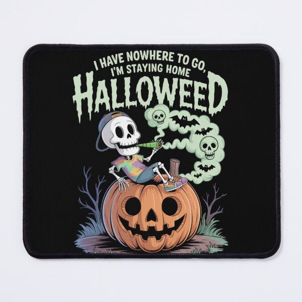 Item preview, Puff, Puff, BOO! - Spooky Weed Skeleton designed and sold by RDRdesign.