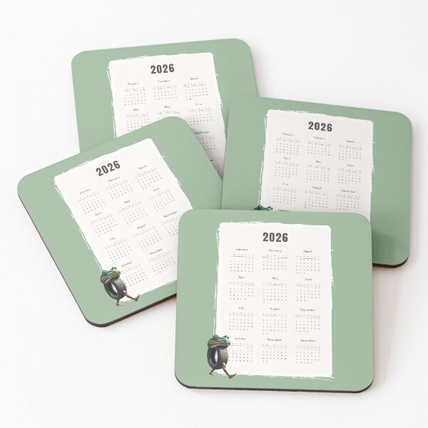 Item preview, Boneca Ambalabu 2026 – Brainrot Frog Yearly Calendar designed and sold by EmeraldeaArt.