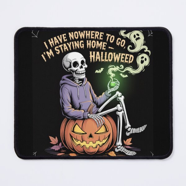 Item preview, Stay Home & Get Stoned - Halloweed Skeleton Vibes designed and sold by RDRdesign.