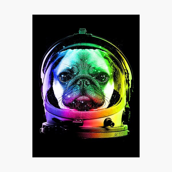 Item preview, Astronaut Pug designed and sold by clingcling.