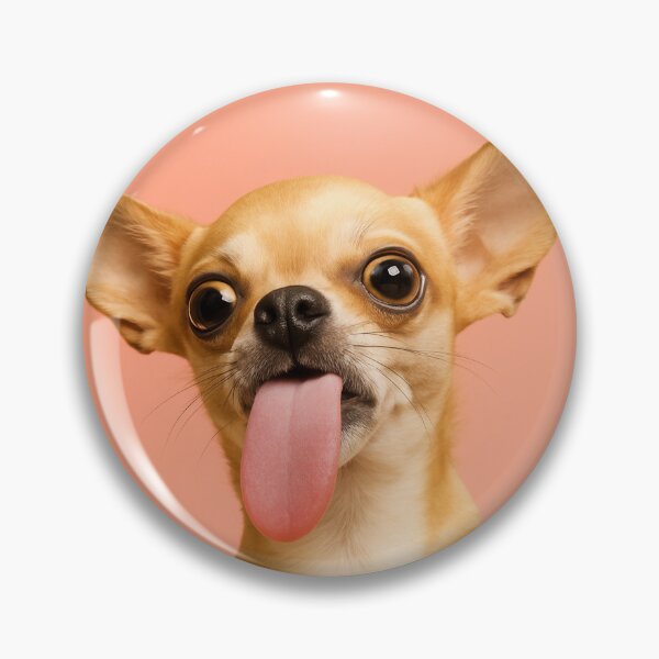 Item preview, Funny Chihuahua Dog Playful Tongue Portrait designed and sold by Flying Doggo.