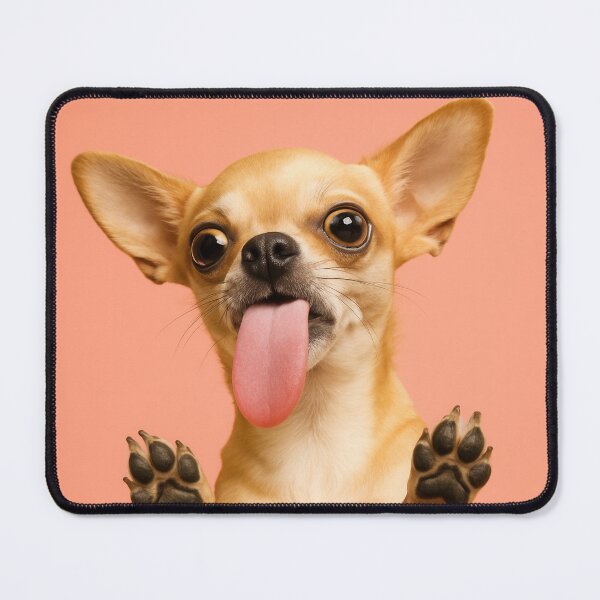 Item preview, Funny Chihuahua Dog Playful Tongue Portrait designed and sold by Flying Doggo.