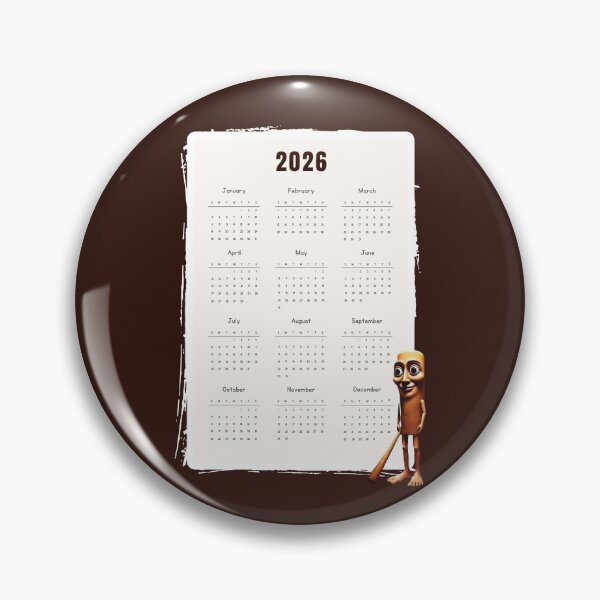 Item preview, Tung Tung Tung Sahur 2026 – Italian Brainrot Yearly Calendar designed and sold by EmeraldeaArt.