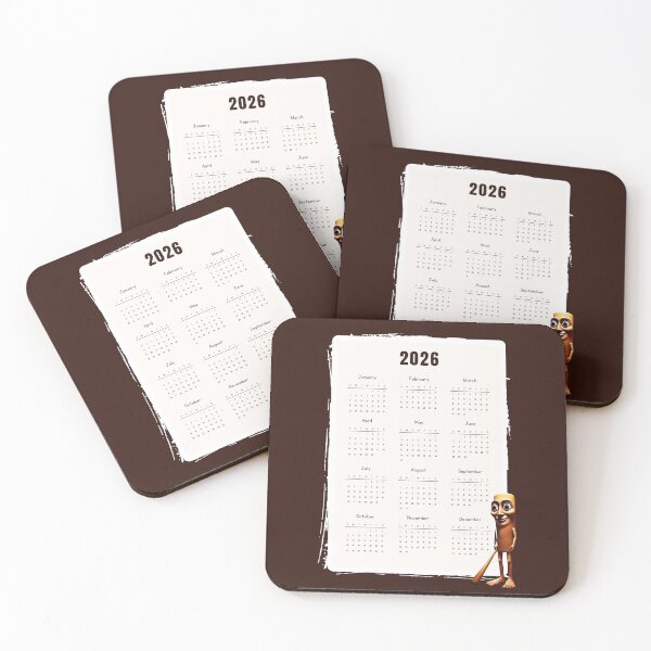 Item preview, Tung Tung Tung Sahur 2026 – Italian Brainrot Yearly Calendar designed and sold by EmeraldeaArt.