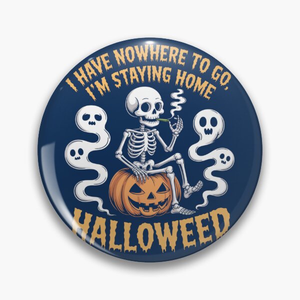 Item preview, Halloweed Skeleton - Funny Stoner Halloween Design designed and sold by RDRdesign.