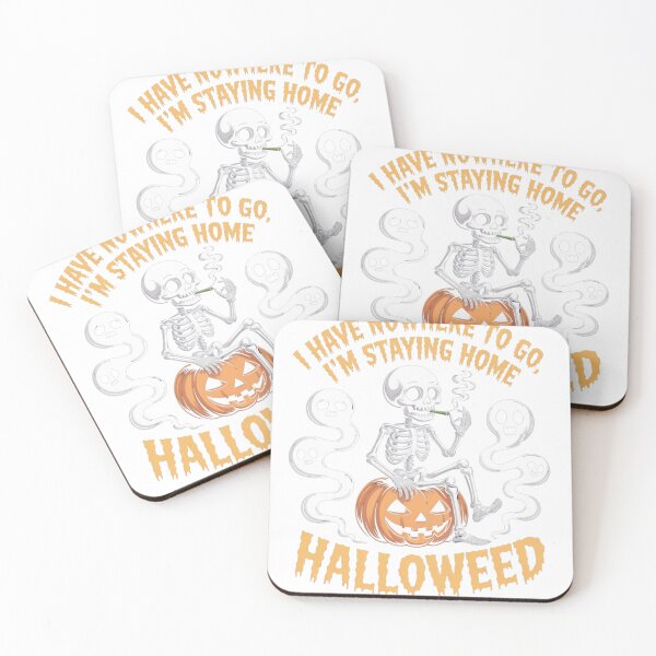 Item preview, Halloweed Skeleton - Funny Stoner Halloween Design designed and sold by RDRdesign.