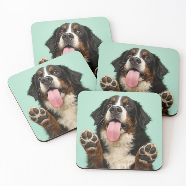 Item preview, Playful Bernese Mountain Dog Funny Portrait designed and sold by Flying Doggo.