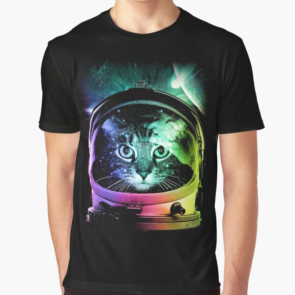 Astronaut Cat V.II Graphic T-Shirt