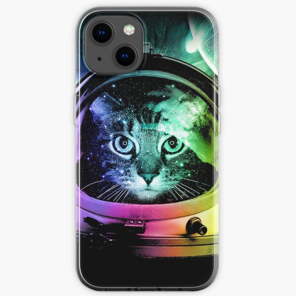 Astronaut Cat V.II iPhone Soft Case
