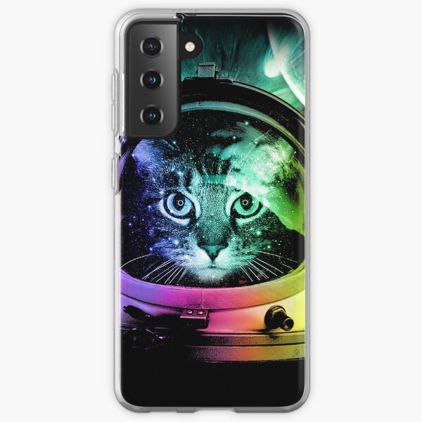 Astronaut Cat V.II Samsung Galaxy Soft Case