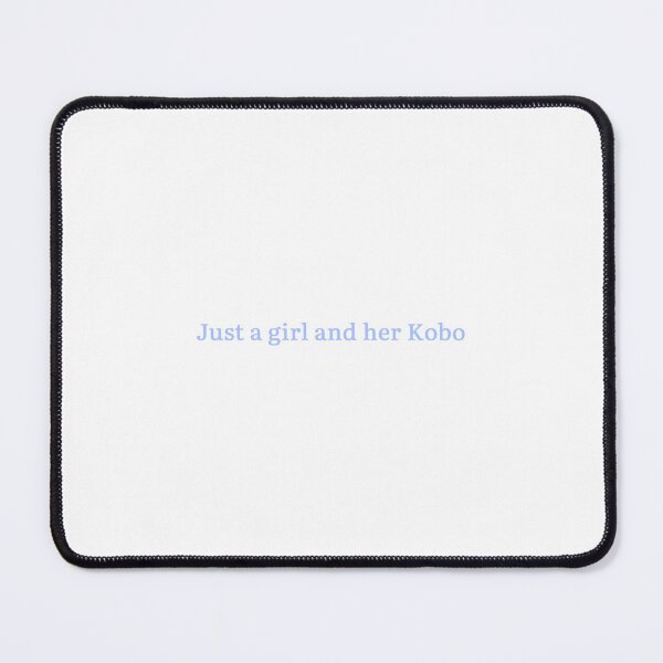 Item preview, Just a girl and her Kobo (pastel blue version) designed and sold by Hi-kari.