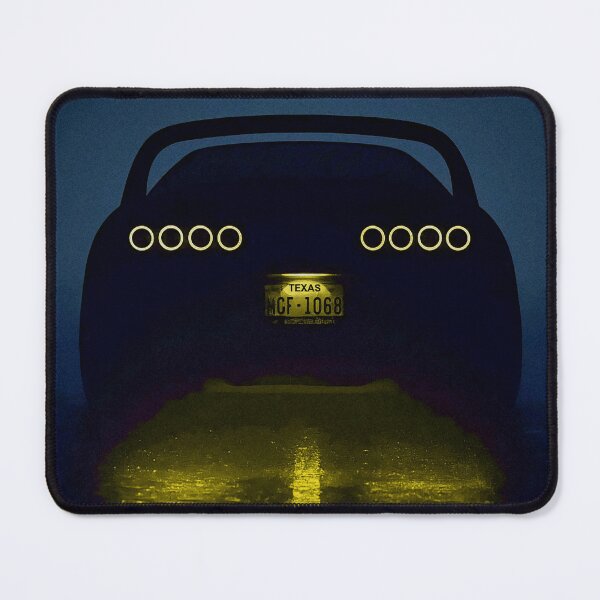Item preview, Yellow Glow Supercar – Golden Night Reflections, Cinematic Texas Car Art, Futuristic Vibes, Moody Design designed and sold by PosterFuel.