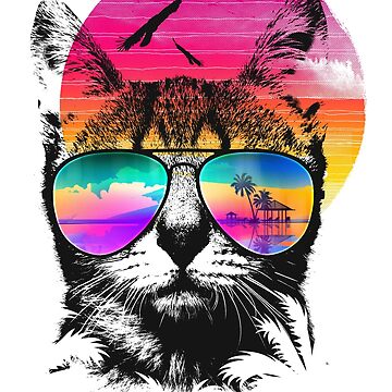 Artwork thumbnail, Summer Cat by clingcling