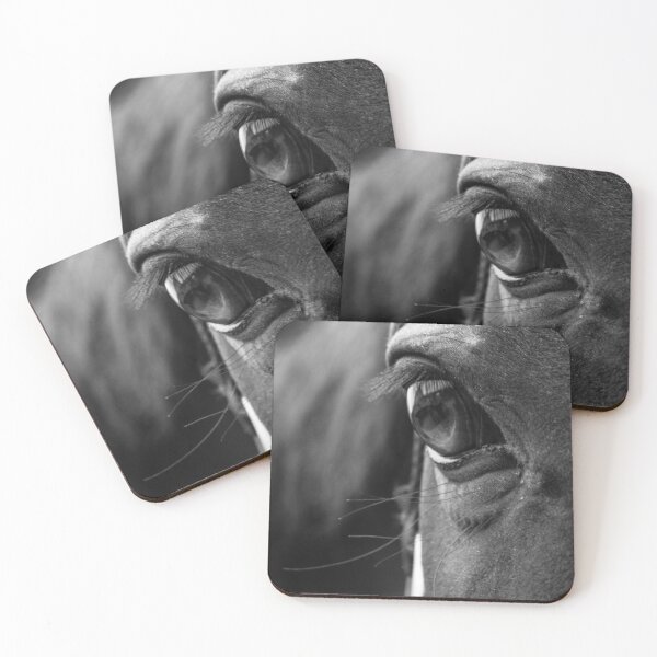 Item preview, Intense Horse Gaze in Black and White designed and sold by MurellosArt.