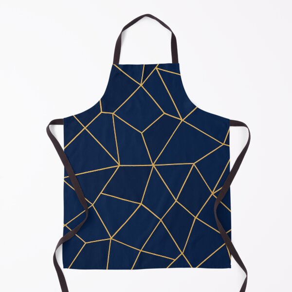 Item preview, Modern Navy Blue and Gold Geometric Pattern designed and sold by annenambiro.
