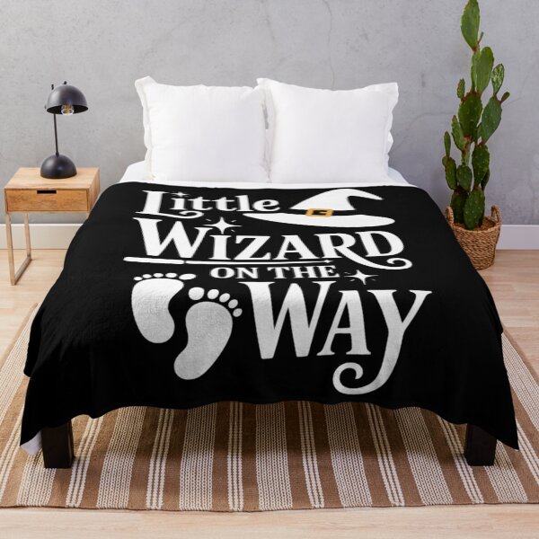 Item preview, Little Wizard On The Way Halloween Pregnancy Announcement designed and sold by HellD3vil-Art.