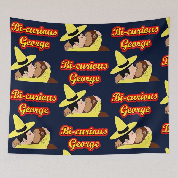 Item preview, Bi-curious George  designed and sold by CadellBernard.