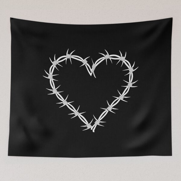 Item preview, Barbed Wire Heart Grunge Punk Goth Gothic E	 Aesthetic 		 designed and sold by wnpqfwmrl28.