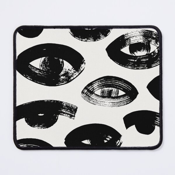 Item preview, Abstract Black Brushstroke Eyes designed and sold by MurellosArt.
