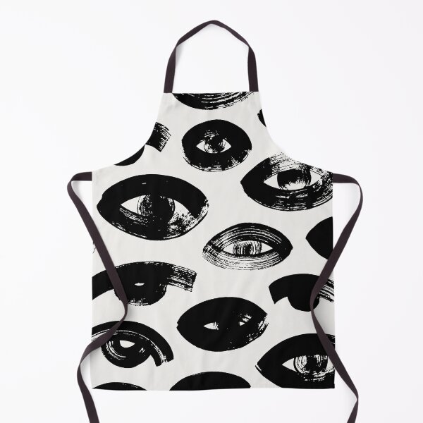 Item preview, Abstract Black Brushstroke Eyes designed and sold by MurellosArt.
