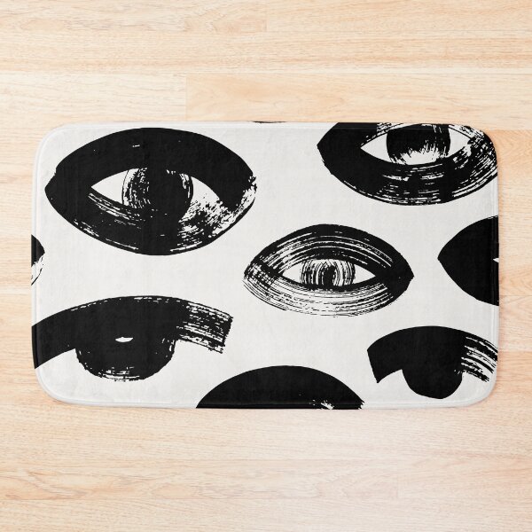 Item preview, Abstract Black Brushstroke Eyes designed and sold by MurellosArt.