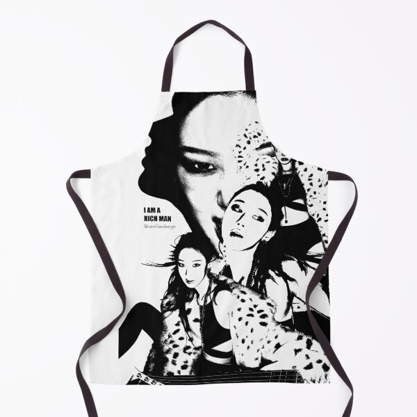 Item preview, GISELLE COLLAGE RICH MAN BLACK AND WHITE designed and sold by newfilesdesign.