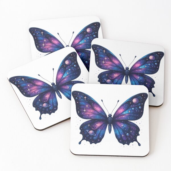 Item preview, Galaxy Wings Cosmic Butterfly Design designed and sold by ArtfulWeave.