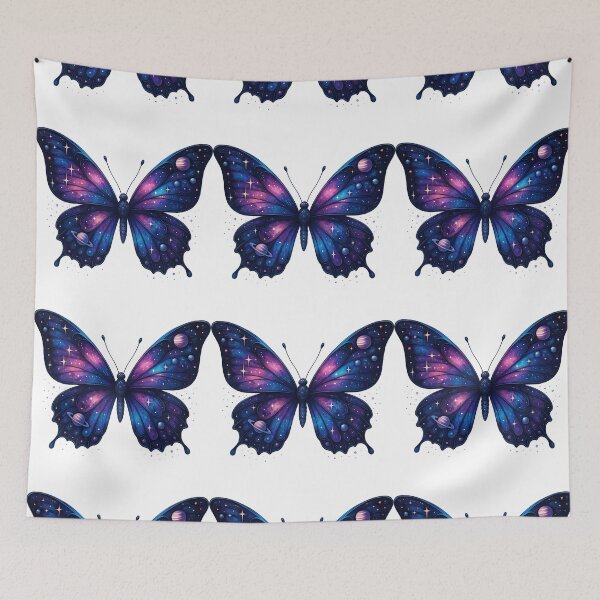 Item preview, Galaxy Wings Cosmic Butterfly Design designed and sold by ArtfulWeave.