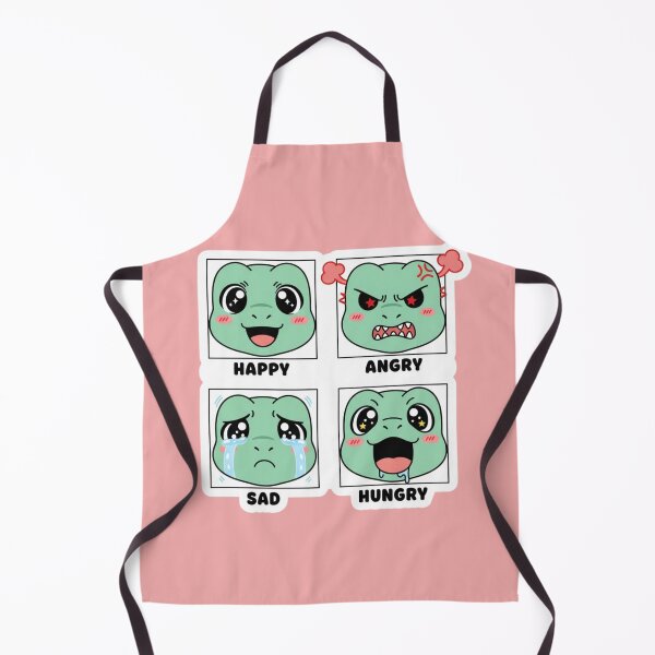 Item preview, Cute Dinosaur Mood Chart Happy Angry Sad Hungry Four Emotions Kawaii Dino designed and sold by bvdesignart.