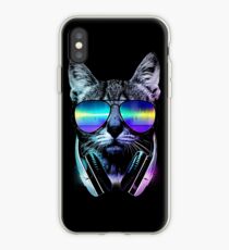 Musikliebhaber Katze iPhone-Hülle & Cover
