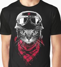 Adventurer Cat Graphic T-Shirt