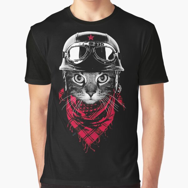 Adventurer Cat Graphic T-Shirt