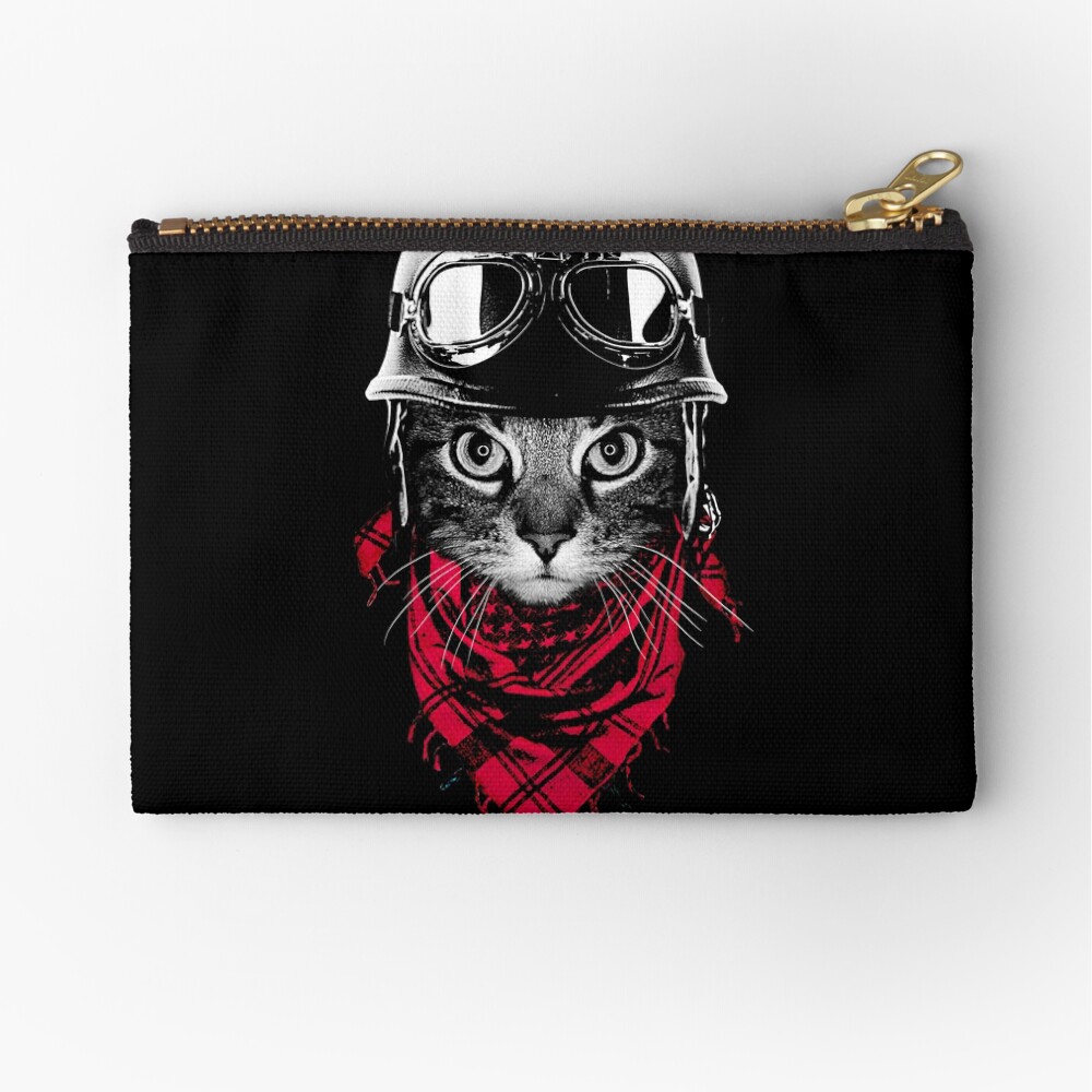 Adventurer Cat Zipper Pouch