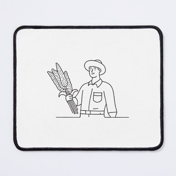 Item preview, A farmer holding a bundle of sorghum stalks designed and sold by rasagamastore.