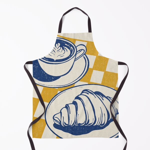 Item preview, Coffee and Croissant Illustration designed and sold by MurellosArt.