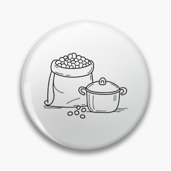 Item preview, A bag of soybeans placed near a cooking pot designed and sold by rasagamastore.
