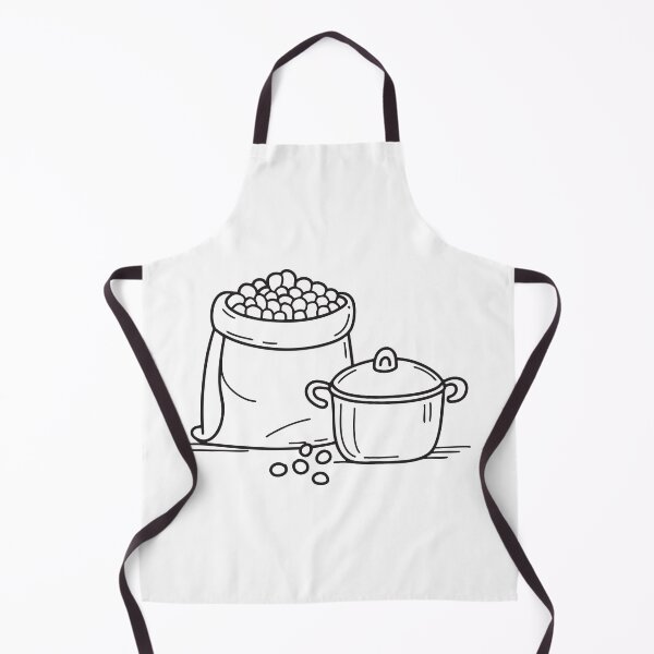 Item preview, A bag of soybeans placed near a cooking pot designed and sold by rasagamastore.