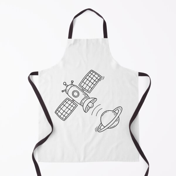 Item preview, A space station orbiting above a small planet designed and sold by rasagamastore.