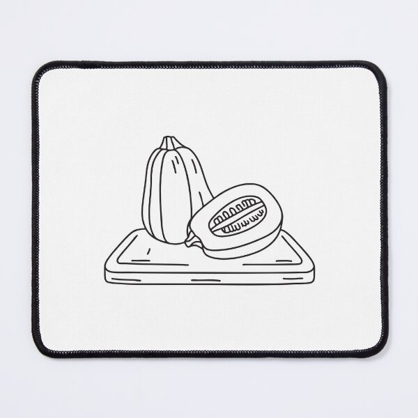 Item preview, A spaghetti squash cut in half on a chopping board designed and sold by rasagamastore.