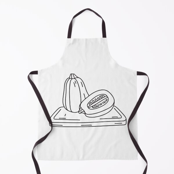 Item preview, A spaghetti squash cut in half on a chopping board designed and sold by rasagamastore.