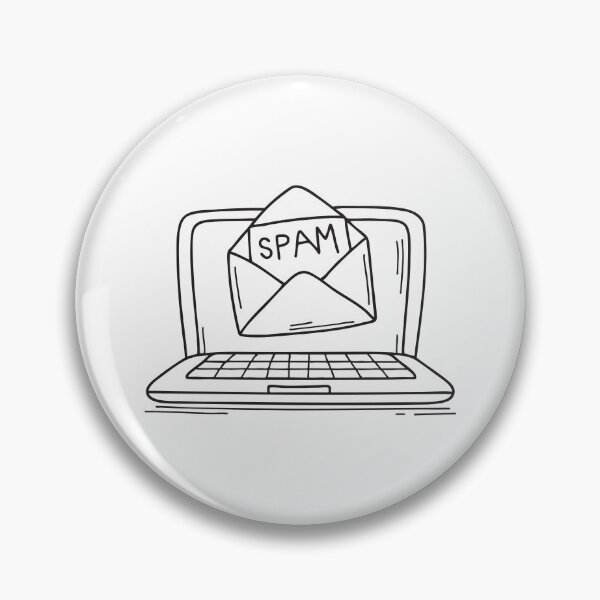 Item preview, A spam alert popping up on a laptop screen designed and sold by rasagamastore.