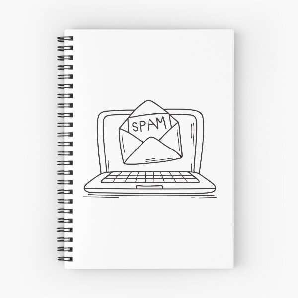 Item preview, A spam alert popping up on a laptop screen designed and sold by rasagamastore.