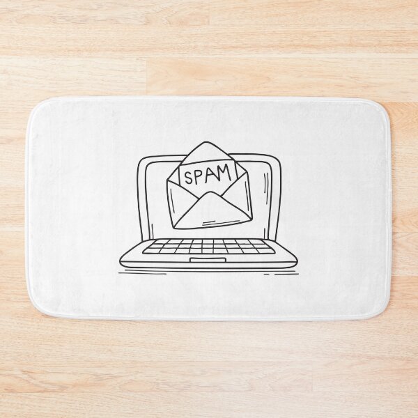 Item preview, A spam alert popping up on a laptop screen designed and sold by rasagamastore.