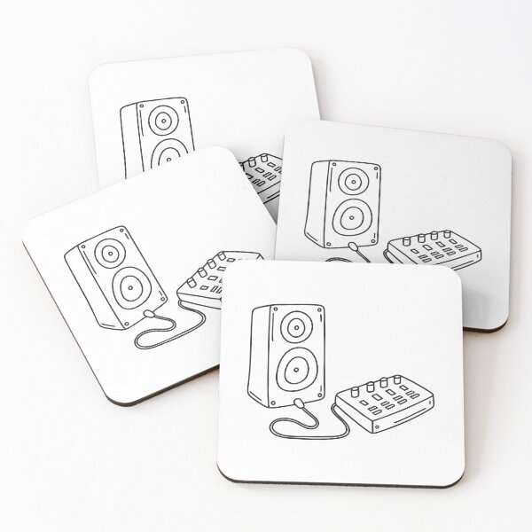 Item preview, A speaker set up next to a audio mixer designed and sold by rasagamastore.