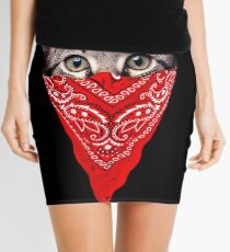 Gangster Cat Mini Skirt