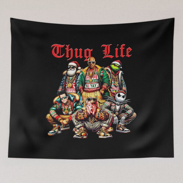 Item preview, Thug Life Christmas Movies Charater Trending Viral  designed and sold by Jasonvoorhees21.