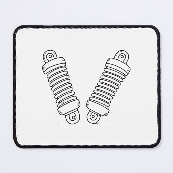 Item preview, A pair of steel spiral spring shock absorber designed and sold by rasagamastore.