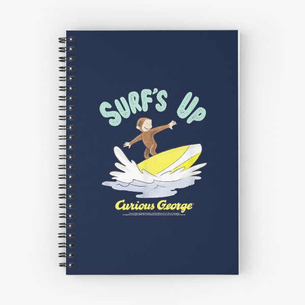 Item preview, Curious George Surfs Up Surfing Portrait.   designed and sold by CadellBernard.