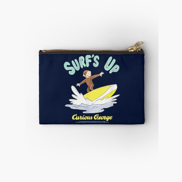 Item preview, Curious George Surfs Up Surfing Portrait.   designed and sold by CadellBernard.