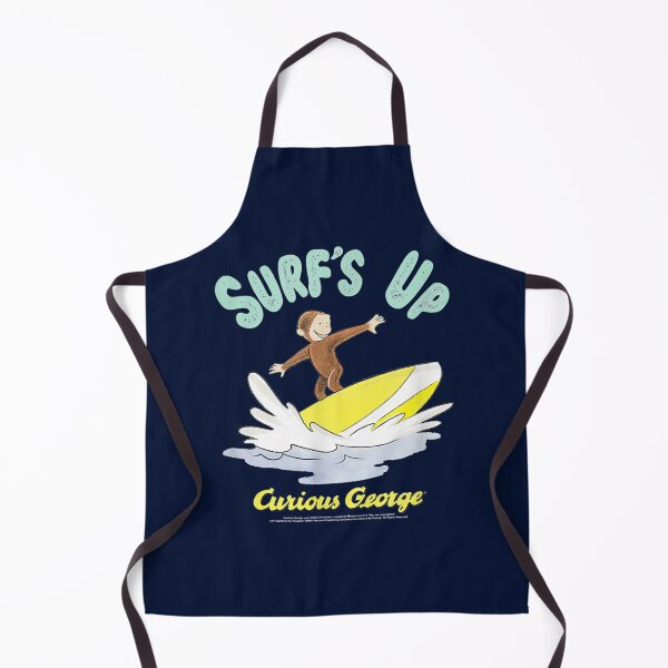 Item preview, Curious George Surfs Up Surfing Portrait. designed and sold by CadellBernard.